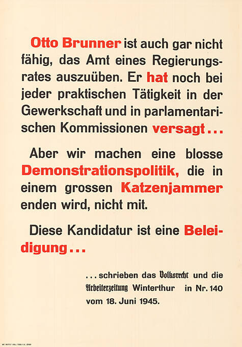 Otto Brunner ist auch gar nicht fähig […]