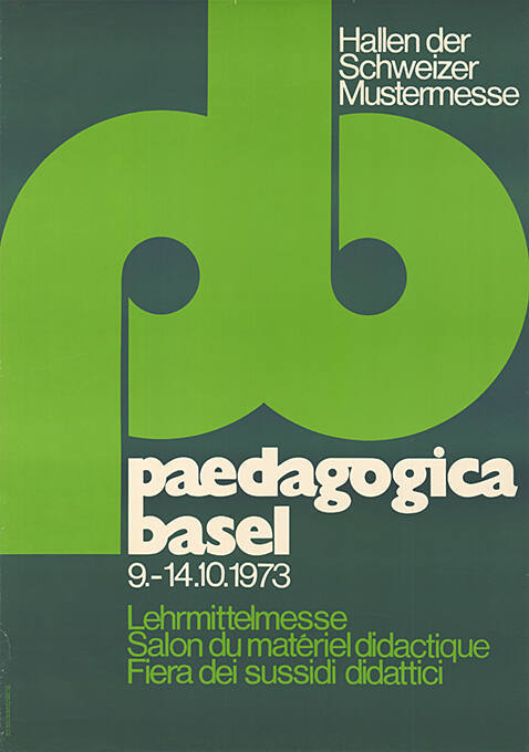 Paedagogica Basel, Lehrmittelmesse, Schweizer Mustermesse Basel