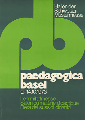 Paedagogica Basel, Lehrmittelmesse, Schweizer Mustermesse Basel