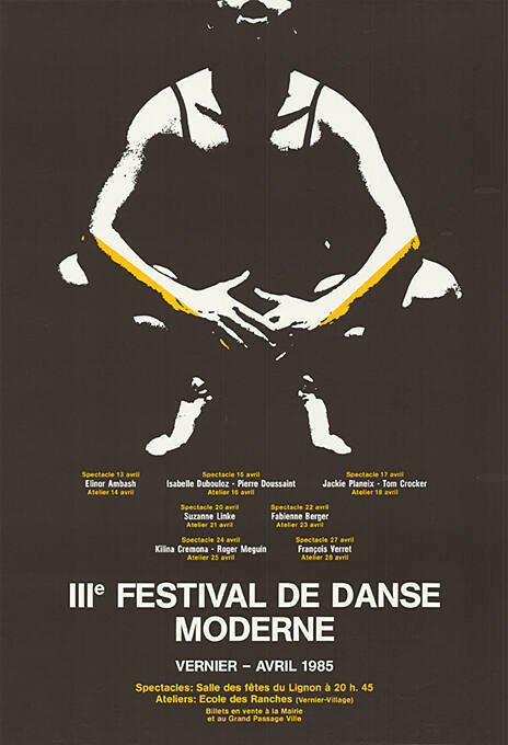 IIIᵉ Festival de danse moderne, Vernier
