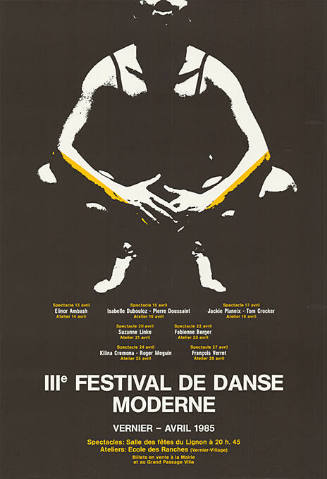 IIIᵉ Festival de danse moderne, Vernier