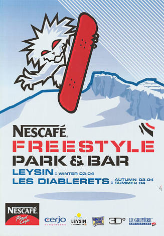 Nescafé Freestyle Park & Bar, Leysin, Les Diablerets