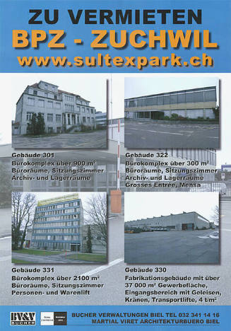 Zu vermieten, BPZ – Zuchwil