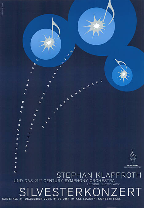 Silvesterkonzert, Stephan Klapproth, KKL Luzern, Konzertsaal