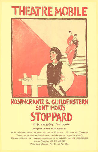 Stoppard, Rosencrantz & Guildenstern sont morts, Théâtre Mobile, Maison des Jeunes et de la Culture, Genève