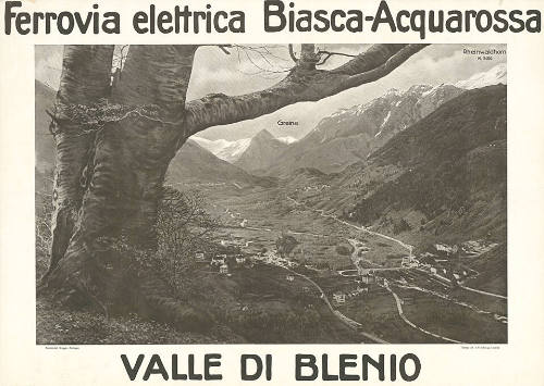 Ferrovia elettrica Biasca-Acquarossa, Valle di Blenio