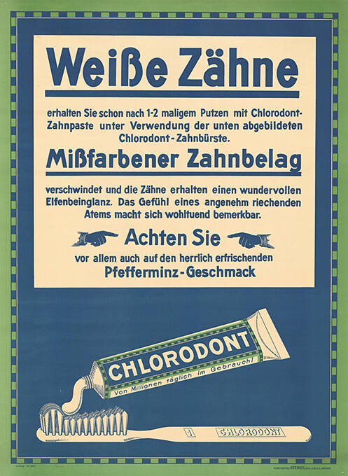 Weiße Zähne, Chlorodont