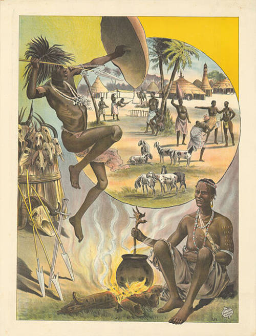 Völkerschau, Dinka-Karawane
