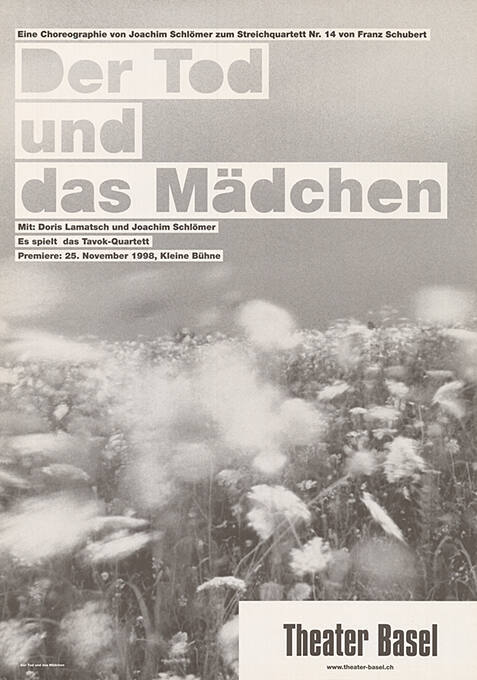 Der Tod und das Mädchen, Joachim Schlömer, Theater Basel