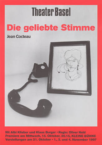 Die geliebte Stimme, Jean Cocteau, Kleine Bühne, Theater Basel