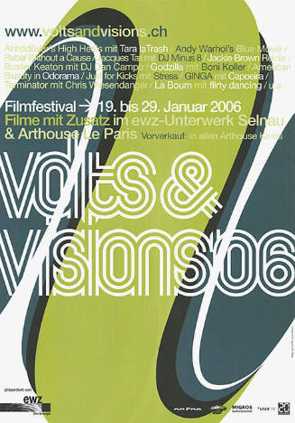 Volts & Visions 06, Filmfestival, EWZ-Unterwerk Selnau & Arthouse Le Paris