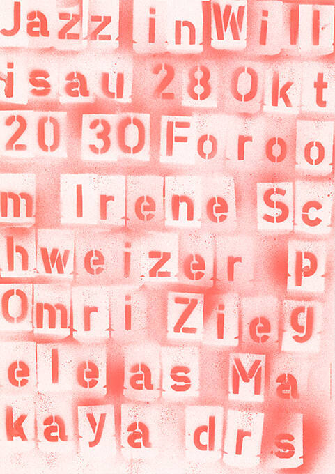 Jazz in Willisau. Irène Schweizer, Omri Ziegele, Makaya, Foroom, Willisau