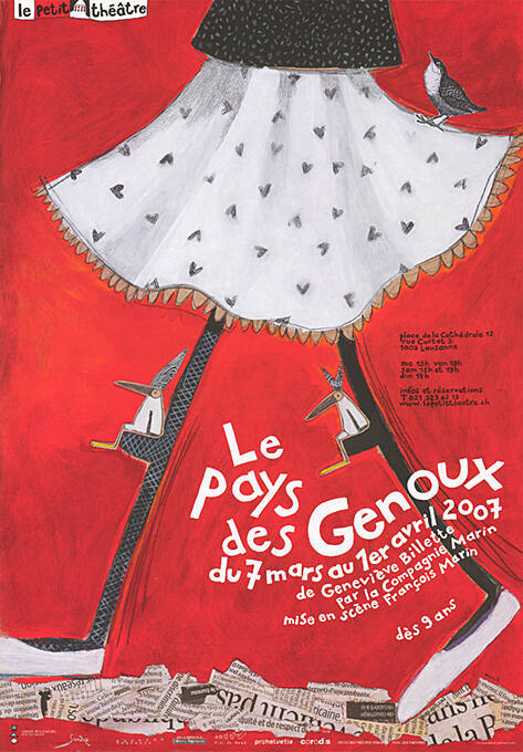 Le Pays des Genoux, Geneviève Billette, Le petit théâtre