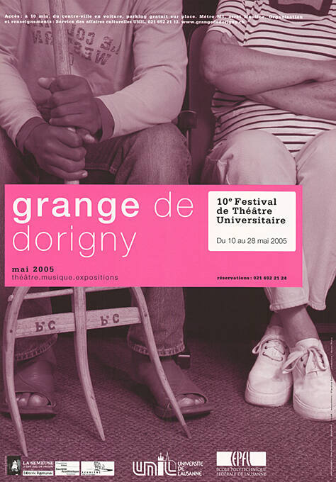 10ᵉ Festival de Théâtre Universitaire, Grange de Dorigny, Lausanne
