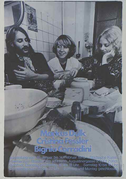 Markus Dulk, Christina Fessler, Bignia Corradini, Städtische Kunstkammer zum Strauhof, Zürich