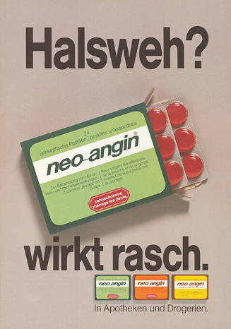 Halsweh? Neo-Angin wirkt rasch.
