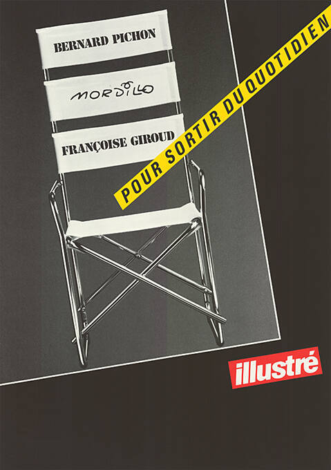 Bernard Pichon, Mordillo, Françoise Giroud, Pour sortir du quotidien, illustré