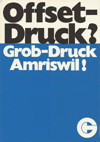 Offset-Druck?, Grob-Druck Amriswil!