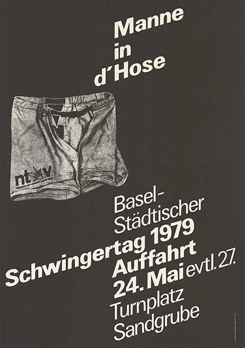 Manne in d’Hose, Basel-Städtischer Schwingertag 1979, Turnplatz Sandgrube