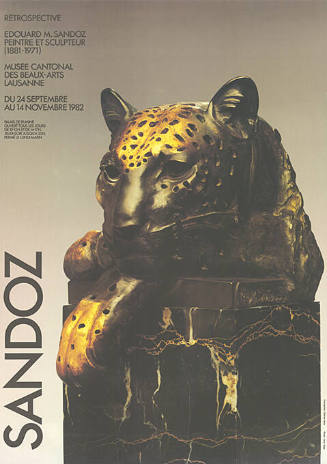 Rétrospective, Edouard M. Sandoz, Musée cantonal des Beaux-Arts, Lausanne