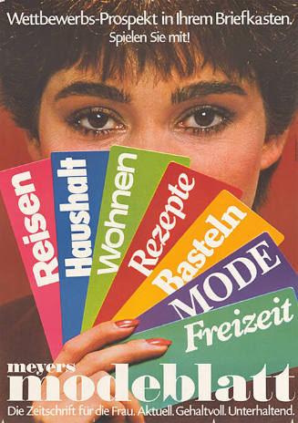 Wettbewerbs-Prospekte in Ihrem Briefkasten, Spielen Sie mit! Meyers Modeblatt