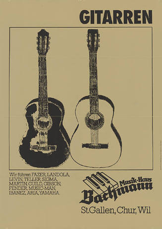 Gitarren, Musik-Haus Bachmann