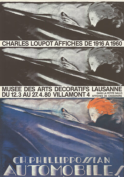 Charles Loupot, Affiches de 1916 à 1960, Musée des arts décoratifs Lausanne