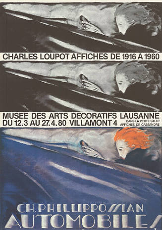 Charles Loupot, Affiches de 1916 à 1960, Musée des arts décoratifs Lausanne