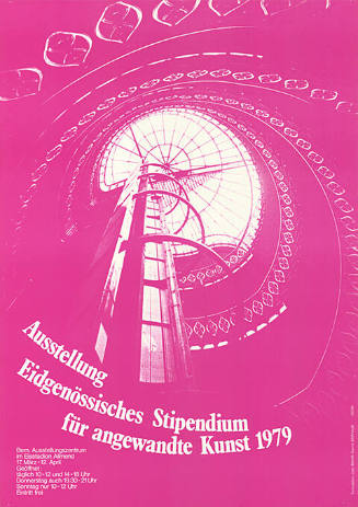 Ausstellung, Eidgenössisches Stipendium für angewandte Kunst 1979, Bern, Ausstellungszentrum im Eisstadion