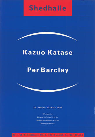Kazuo Katase, Per Barclay, Shedhalle