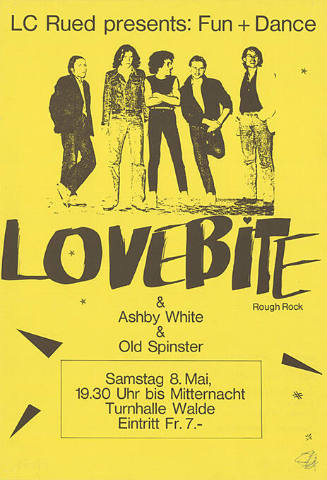 LC Rued presents: Fun + Dance, Lovebite, Turnhalle Walde
