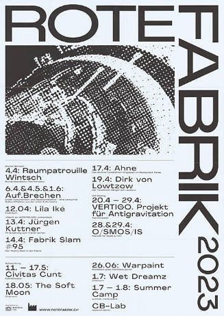 Raumpatrouille Wintsch, Auf.Brechen, Lila Iké, Jürgen Kuttner, Fabrik Slam […], Rote Fabrik