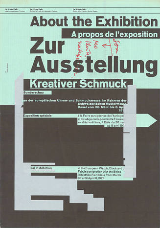 Kreativer Schmuck, Sonderschau