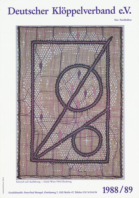 Deutscher Klöppelverband e.V. 1988 / 89