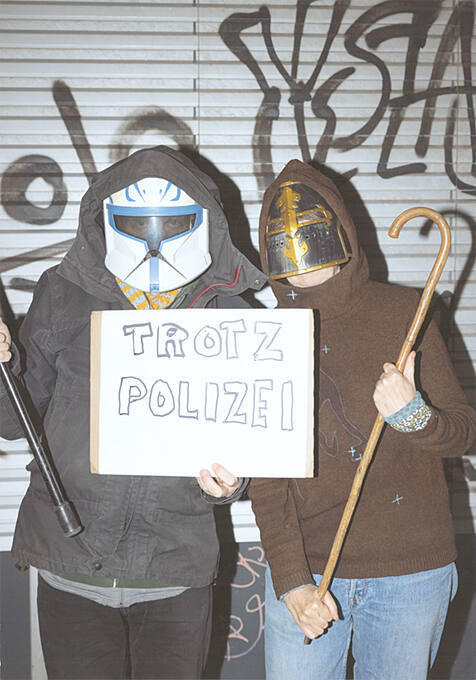 [Ich gehe an den 1. Mai…] trotz Polizei