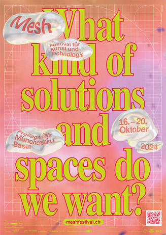 What kind of solutions and spaces do we want? Mesh, Festival für Kunst und Technologie