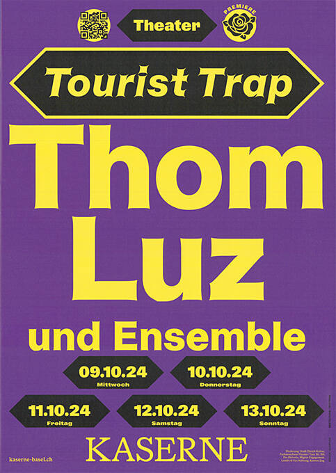 Thom Luz und Ensemble, Tourist Trap, Kaserne