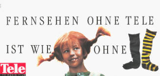 Fernsehen ohne Tele ist wie [Pipi Langstrumpf] ohne [Strümpfe], Tele