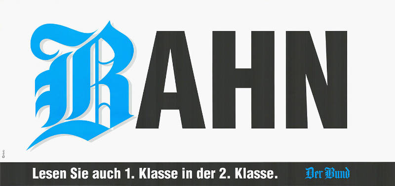 Bahn, Lesen Sie auch 1. Klasse in der 2. Klasse. Der Bund