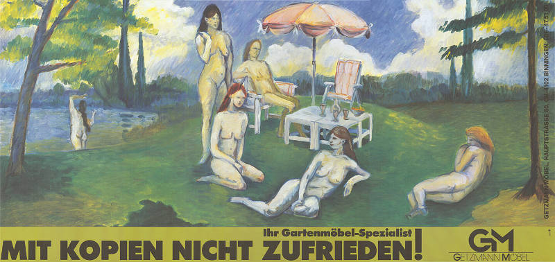 Mit Kopien nicht zufrieden! Ihr Gartenmöbel-Spezialist, GM, Getzmann Möbel, Binningen