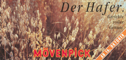 Der Hafer. Gerichte voller Genuss. Mövenpick