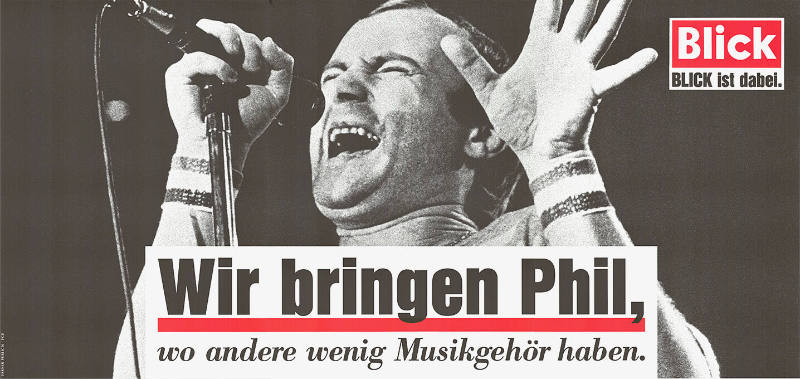 Wir bringen Phil, wo andere wenig Musikgehör haben. Blick