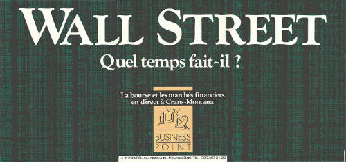 Wall Street, Quel temps fait-il ?