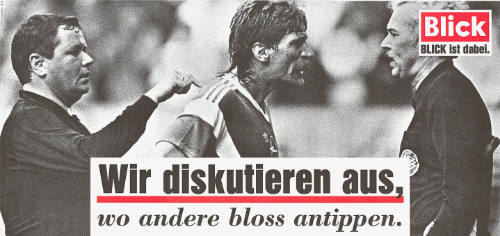 Blick Wir diskutieren aus, wo andere bloss antippen. Blick