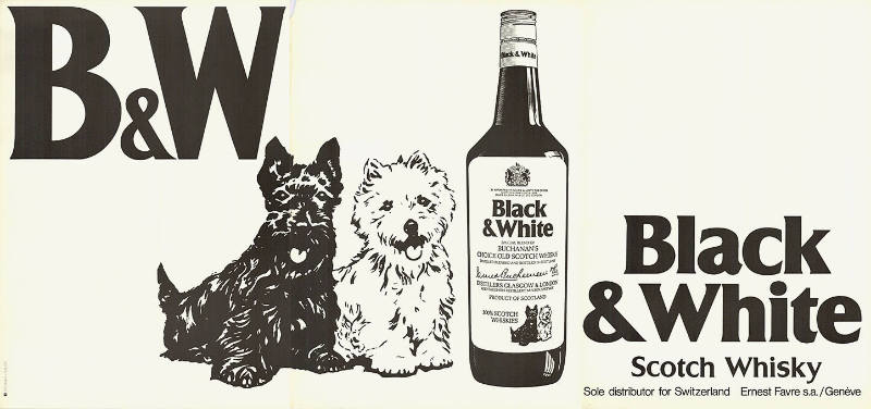 B&W, Black & White, Scotch Whisky