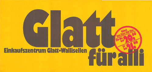Glatt für alli, Einkaufszentrum Glatt-Wallisellen