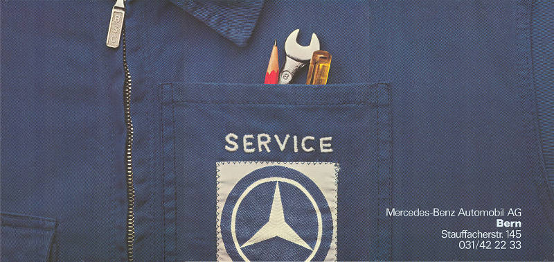 Service, Mercedes-Benz Automobil AG, Bern