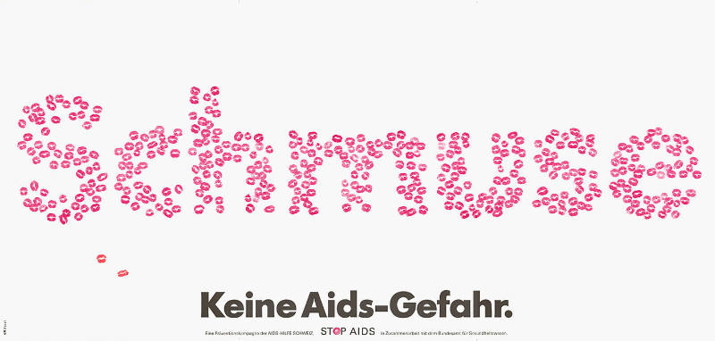 Schmuse, Keine Aids-Gefahr.