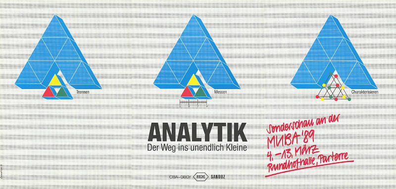 Analytik, Der Weg ins unendlich Kleine, Sonderschau an der Muba