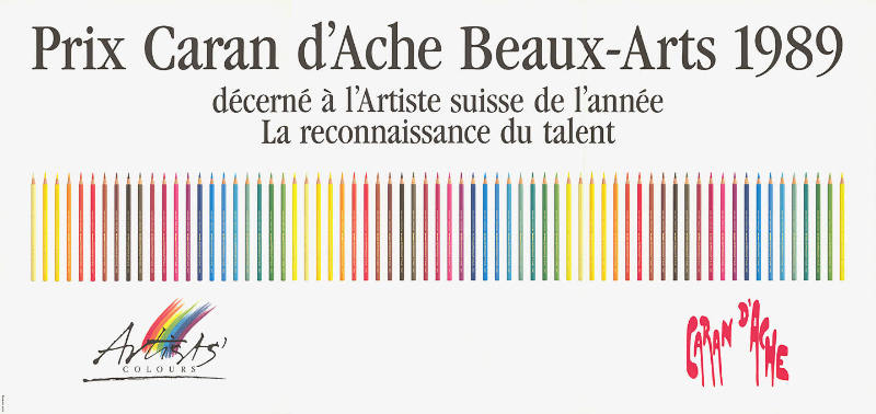 Prix Caran d’Ache Beaux-Arts 1989